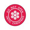 Do Not Open Until Christmas 2" Round Sticker Labels, Christmas Stickers Set of 20 Party Favor Sticker Labels, Classroom Candy Bags, Mason Jar Stickers, Labels view 1
