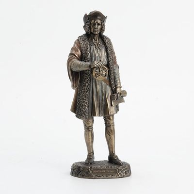 10.25" Christopher Columbus Standing Statue Figure Figurine Sculpture