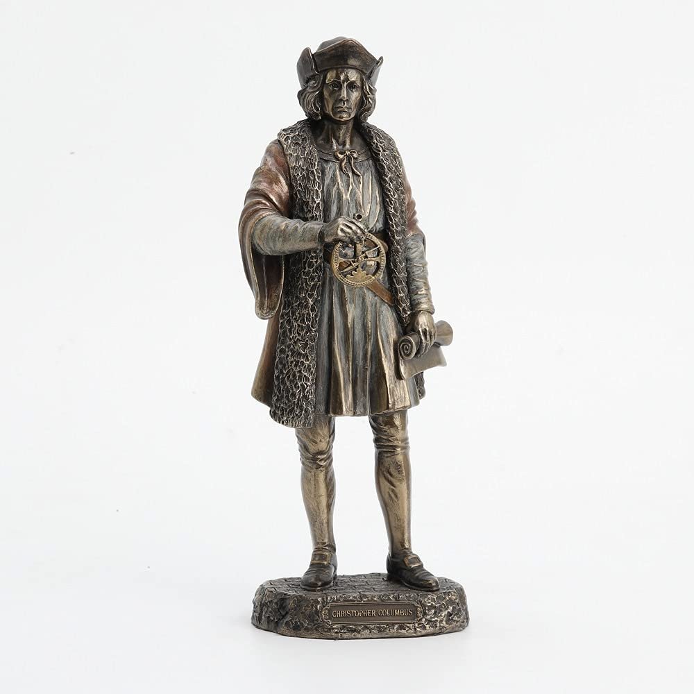 10.25" Christopher Columbus Standing Statue Figure Figurine Sculpture