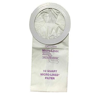 DVC ProTeam 10qt 100331 Micro Allergen Vacuum Cleaner Bags Made in USA [ 50 Bags ]