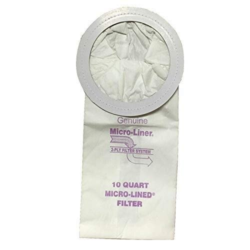 DVC ProTeam 10qt 100331 Micro Allergen Vacuum Cleaner Bags Made in USA [ 50 Bags ]
