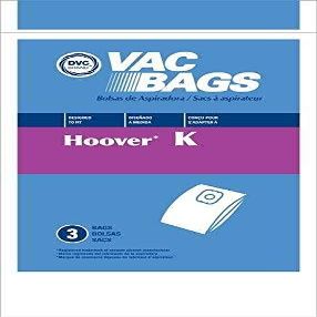 DVC Hoover Style K Vacuum Cleaner Bags Made in USA [ 27 Bags ]