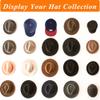 FOTYRIG Adhesive Hat Hooks Hat Hangers 10lbs Sticky Wall Rack for Baseball Caps, Bucket Hats, Cowboy Hats, Extended Wooden Pegs Handmade - Bathroom Door Cloest Entryway Wardrobe-8 Pack view 4