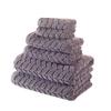 BAGNO MILANO Turkish Cotton Bath Towels, Bath Sheet Towels Soft Plush Jacquard Luxury Towels (Grey, Bath Sheet) view 4