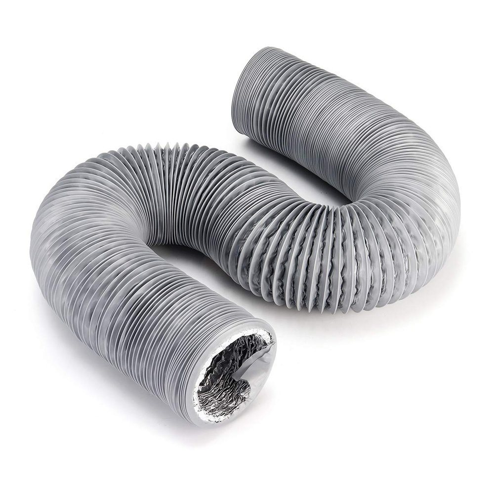 5 Inch Diameter Exhaust Hose Air Conditioner Hoses 20ft Length with High Flexibility for Draining Smoke Moisture Dust, Etc (Black)