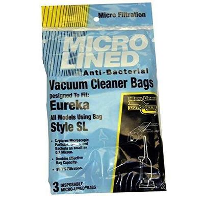 DVC Eureka Style SL 61125B Micro Allergen Vacuum Cleaner Bags Made in USA [ 75 Bags ]