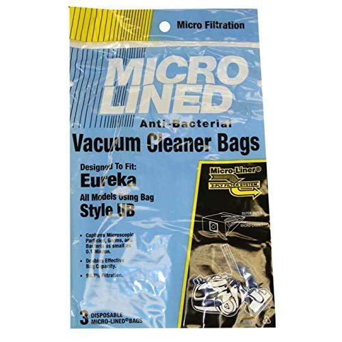 DVC Eureka Style UB 61240 Micro Allergen Vacuum Cleaner Bags Made in USA [ 75 Bags ]