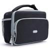 Amersun Kids Lunch Box, Insulated School Lunch Bag with Padded Liner Keep Food Warm Cold for Long Time,Water-resistant Thermal Travel Office Lunch Cooler for Girls Boy-2 Pocket,Black view 1