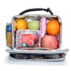Amersun Kids Lunch Box, Insulated School Lunch Bag with Padded Liner Keep Food Warm Cold for Long Time,Water-resistant Thermal Travel Office Lunch Cooler for Girls Boy-2 Pocket,Black view 2