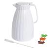 HUBERT Insulated Beverage Server 2.0 L White Plastic view 1
