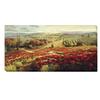 Red Poppy Panorama by Roberto Lombardi Premium Gallery-Wrapped Canvas Giclee Art (16 in x 32 in, Ready to Hang) view 2
