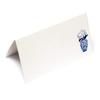 Nancy Nikko Place Cards with Blue and White Ginger jar with White Flowers, Table Tent Style, Scored for Easy Folding. Available in Pkgs of 12/25 / 50 (50) view 1