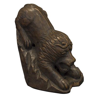 ChinaFurnitureOnline Bamboo Root Carving Lion Asian Sculpture