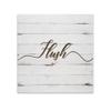 Renditions Gallery Rustic Flush Sign Bathroom Dcor Gallery Wrapped Canvas Wall Art, 12x12, view 1