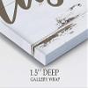 Renditions Gallery Rustic Flush Sign Bathroom Dcor Gallery Wrapped Canvas Wall Art, 12x12, view 3