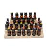 Meao 4-Tier Wooden Essential Oil Display Storage Organizer Holder Stand - 30 Slots Natural Hard Pine Wood Rack - Holds up to 30 Aromatherapy Bottles - Ideal Gift Presentation Shelf #1 view 3