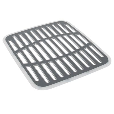 SPECTRUM Small Gray Cora Kitchen Sink Mat