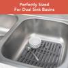 SPECTRUM Small Gray Cora Kitchen Sink Mat view 4