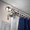 A&F Rod Dcor - Cleo 13/16" Triple Curtain Rod 48-84 inch - Satin Nickel view 2