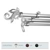 A&F Rod Dcor - Quinn 13/16" Triple Curtain Rod 48-84 inch - Satin Nickel view 2