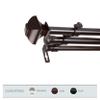 A&F Rod Dcor - Phife 13/16" Triple Curtain Rod 120-170 inch - Cocoa view 2