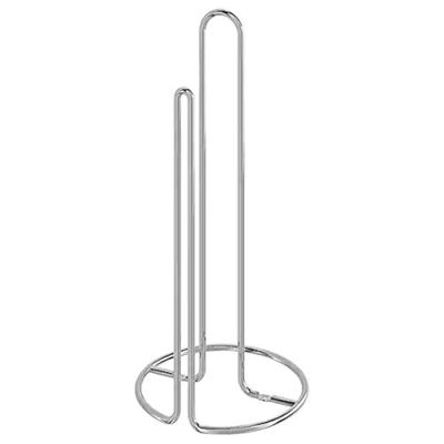 Ikea TORKAD Kitchen roll Holder, Silver-Colour with TSS Cotton Balls (5 Pieces)