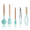 11pcs Silicone Kitchen Set/Nonstick Cooking Baking Tools/Wooden Kitchen Kit by SHG view 2