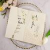 25pcs 250GSM Pearl Ivory Wedding Invitations Cards Laser Cut Pocket Covers only, no envelope,no insert 5x7 view 4