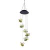 LED Solar Wind Chime Bee Color Changing Mobile Wind Chime Light for Home Party view 1