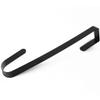 Over Door Wreath Hanger Hook - Black 12" Thin Metal Christmas Season Holder view 3