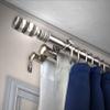 A&F Rod Dcor - Macaroon 13/16" Triple Curtain Rod 48-84 inch - Satin Nickel view 1