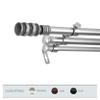 A&F Rod Dcor - Macaroon 13/16" Triple Curtain Rod 48-84 inch - Satin Nickel view 2