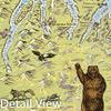 Kodiak Island, Alaska Pictorial Map 1948 - Historical Map Print - 57in x 44in view 2