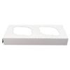 O'Creme Insert Only with White Top and Bottom for Holding 2 Cupcakes (2 of This Insert Fitting in an 8 Inch x 8 Inch Cake Box) - Pack of 200 view 2
