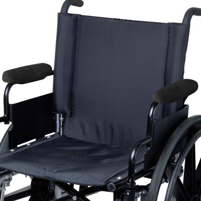 TOMMHANES AMISGUOER Armrest Covers 9" Wheelchair Arm Rest Covers Arm Pads Wheelchair Armrest Pads Washable(WAP9-01B)