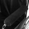 TOMMHANES AMISGUOER Armrest Covers 9" Wheelchair Arm Rest Covers Arm Pads Wheelchair Armrest Pads Washable(WAP9-01B) view 3