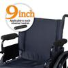 TOMMHANES AMISGUOER Armrest Covers 9" Wheelchair Arm Rest Covers Arm Pads Wheelchair Armrest Pads Washable(WAP9-01B) view 4