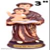 3" Set of 12 pcs St. Anthony Estatue Catholic Santo Antonio 3 Inch New view 2