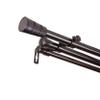 A&F Rod Dcor - Grayson 13/16" Triple Curtain Rod 66-120 inch - Cocoa view 1