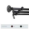 A&F Rod Dcor - Earl 13/16" Triple Curtain Rod 48-84 inch - Black view 2
