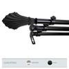 A&F Rod Dcor - Esprit 13/16" Triple Curtain Rod 66-120 inch - Black view 2