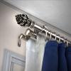 A&F Rod Dcor - Ashland 13/16" Triple Curtain Rod 48-84 inch - Satin Nickel view 3