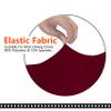 SARAFLORA Office Chair Cover- Large, Burgundy- Removable Computer Chair Cover for Office Chair with Zipper for Universal Rotating Chair Desk Chair Cover High Back Chair Seat Washable Protector for Pet view 4