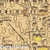Crawfordsville Indiana Pictorial Map 1928 - Wabash College Historical Print - 57in x 44in view 2