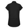 Russell Collection Ladies Cap Sleeve Polycotton Easy Care Fitted Poplin Shirt (4XL) (French Navy) view 4