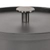 Ambiente SIXT29MO101 Six O'Clock Oval Black Enamel Cast Iron and Lid, 29 x 22 cm view 2