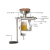 DreamLab Manual Oil Press Machine Household Oil Expeller Extractor 304 Stainless Steel Nut and Seed Peanut view 2