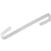 Over Door Wreath Hanger Hook - White 12" Thin Metal Christmas Season Holder view 3