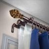 A&F Rod Dcor - Ashland 13/16" Triple Curtain Rod 48-84 inch - Cocoa view 1