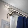 A&F Rod Dcor - Scepter 13/16" Triple Curtain Rod 120-170 inch - Satin Nickel view 1